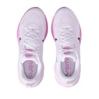 NIKE WOMEN VOMERO 18 - WHITE/BLACK/BLEACHEDLILAC/LTMAGENTA
