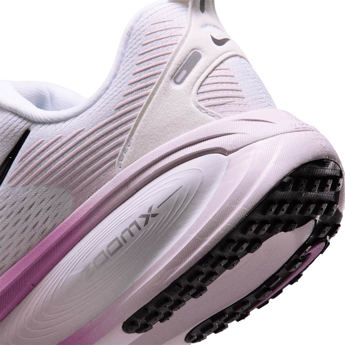 NIKE WOMEN VOMERO 18 - WHITE/BLACK/BLEACHEDLILAC/LTMAGENTA