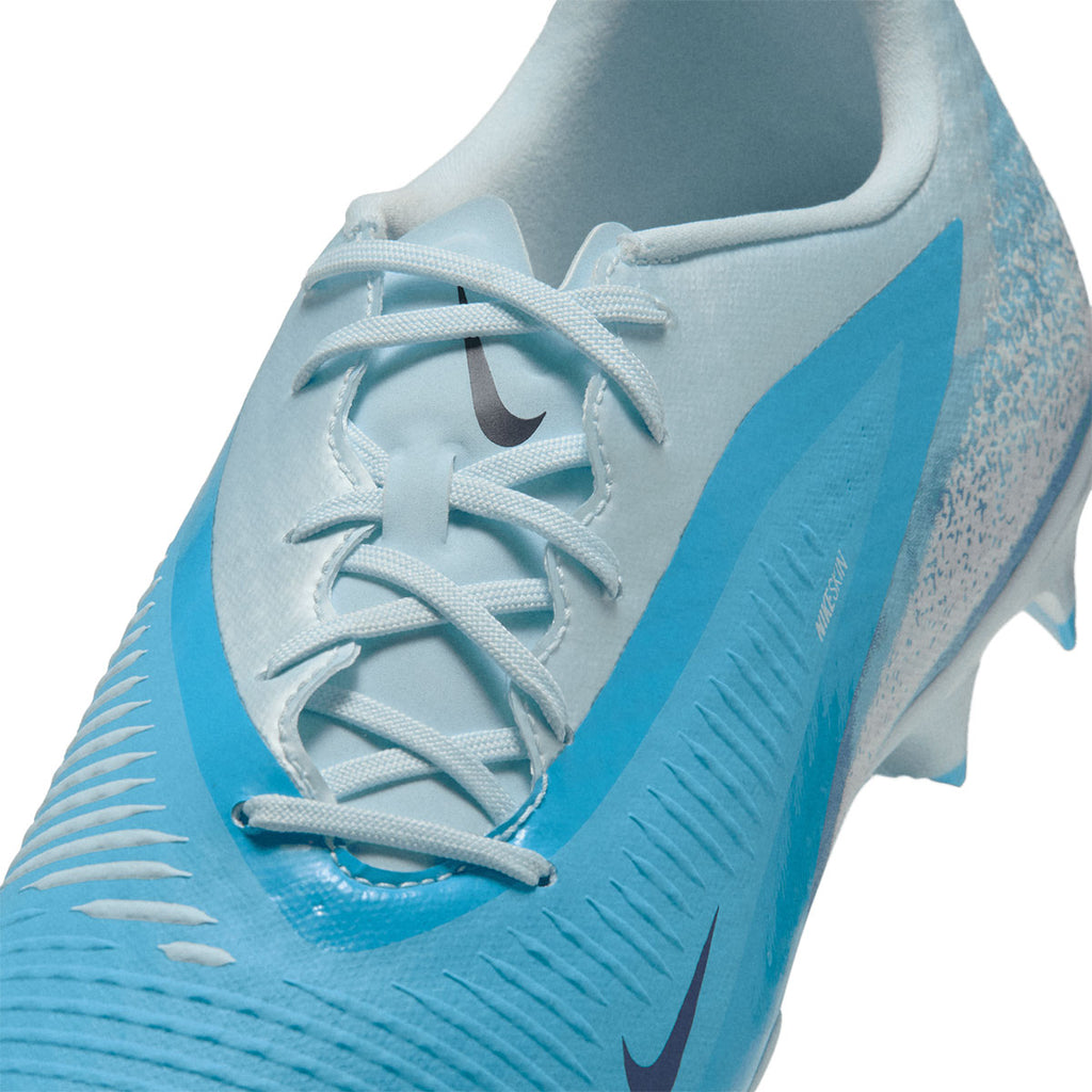 NIKE PHANTOM 6 LOW ACADEMY ERLING HAALAND FG/MG - BALTIC BLUE/BLUE ECLIPSE/GLACIER BLUE