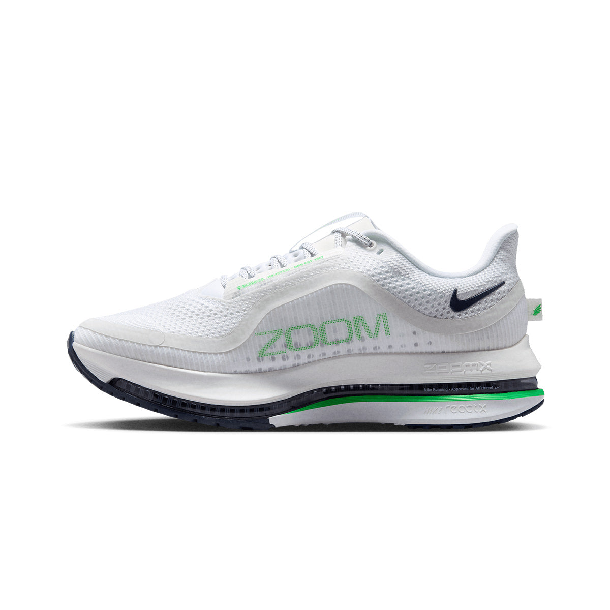 NIKE MEN PEGASUS PREMIUM - WHITE/GREENSPARK/MIDNIGHTNAVY