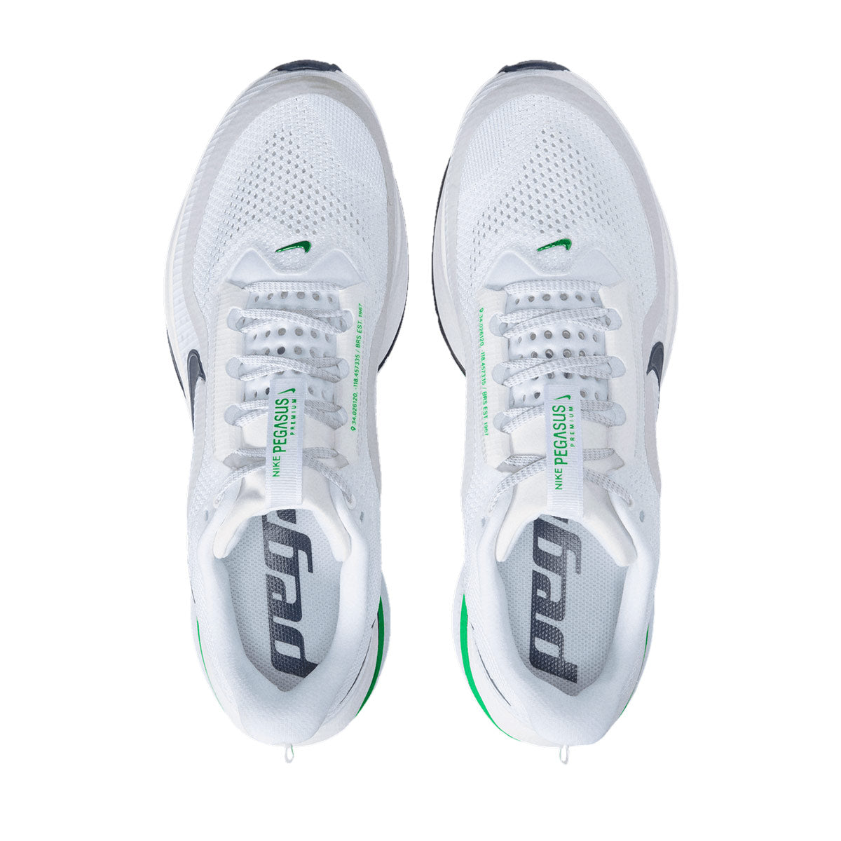 NIKE MEN PEGASUS PREMIUM - WHITE/GREENSPARK/MIDNIGHTNAVY