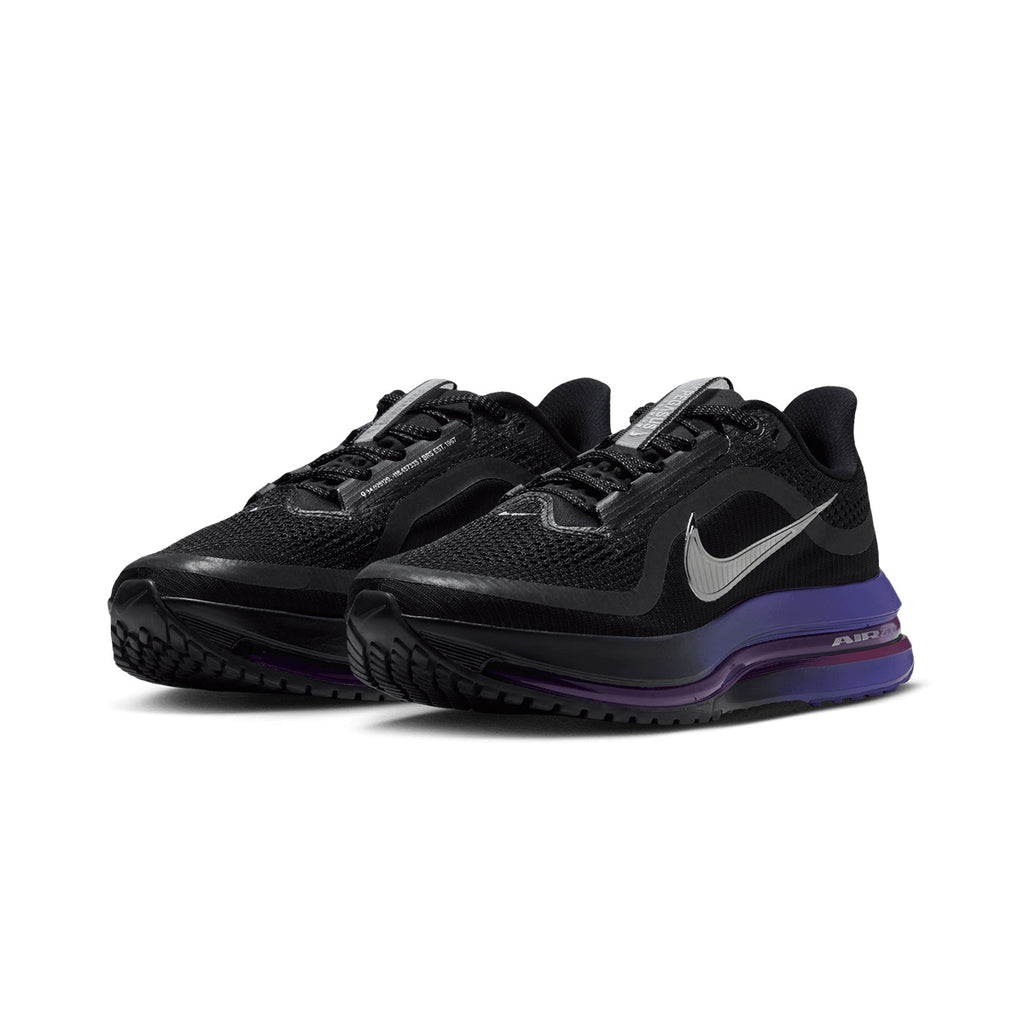 NIKE WOMEN PEGASUS PREMIUM - BLACK/METALLICSILVER/DARKCONCORD