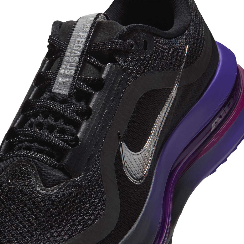 NIKE WOMEN PEGASUS PREMIUM - BLACK/METALLICSILVER/DARKCONCORD