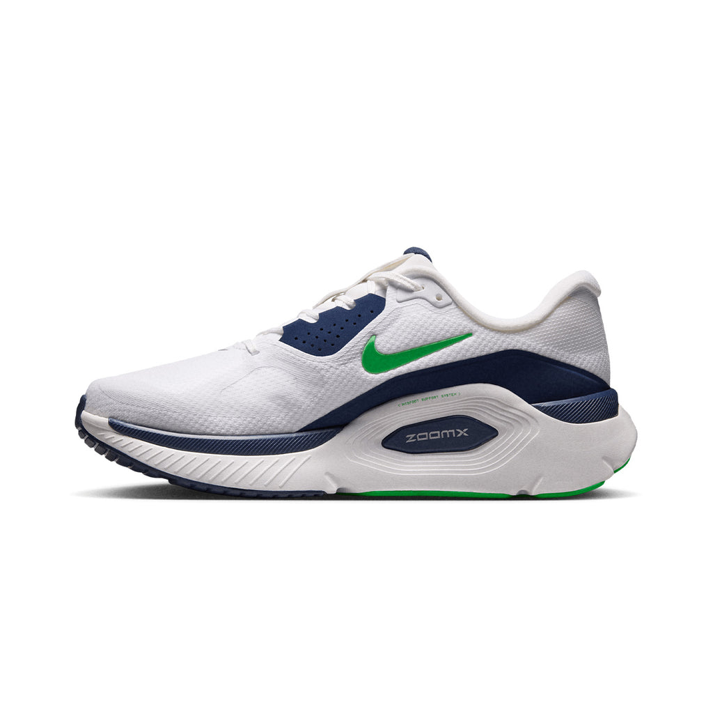 NIKE MEN STRUCTURE PLUS - WHITE/GREENSPARK/MIDNIGHTNAVY