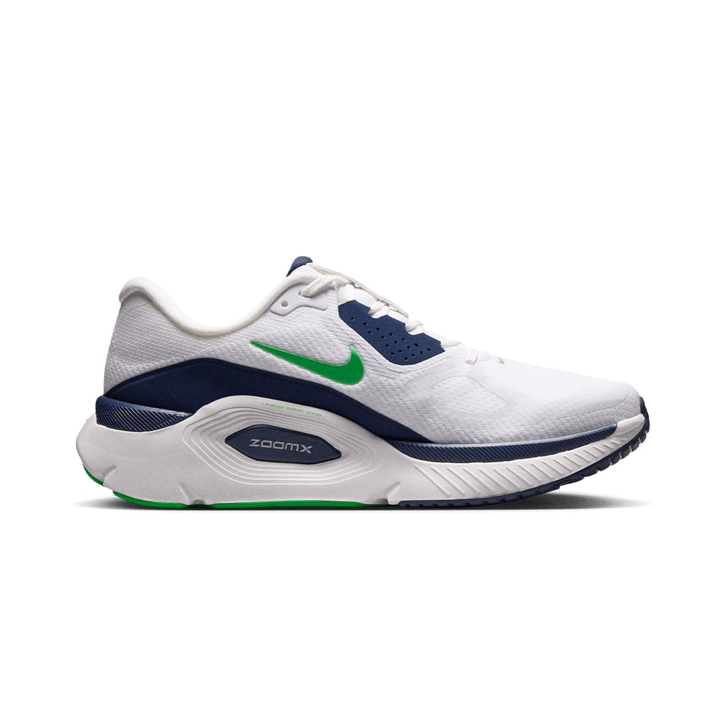 NIKE MEN STRUCTURE PLUS - WHITE/GREENSPARK/MIDNIGHTNAVY