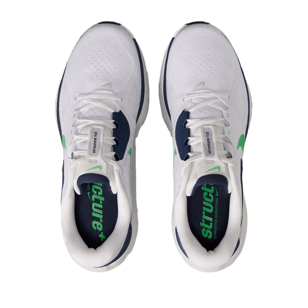 NIKE MEN STRUCTURE PLUS - WHITE/GREENSPARK/MIDNIGHTNAVY