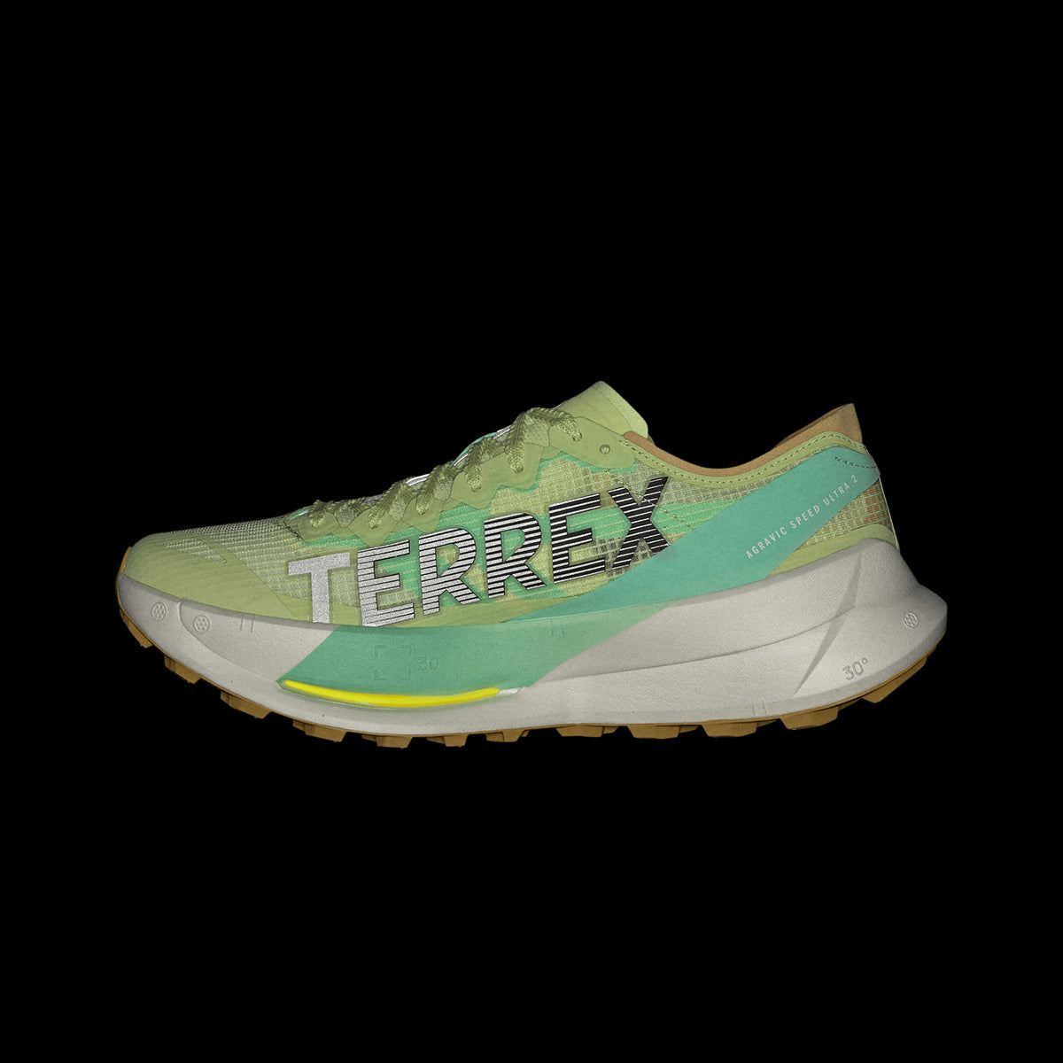 ADIDAS MEN TERREX AGRAVIC SPEED ULTRA 2 - FROLEM/CBLACK/PULMIN