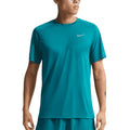 NIKE MEN STRIDE RUNNING SHORT SLEEVE TOP  - BRIGHTSPRUCE/REFLECTIVESILV