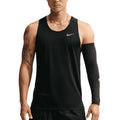 NIKE MEN STRIDE RUNNING TANK TOP - BLACK/REFLECTIVESILV