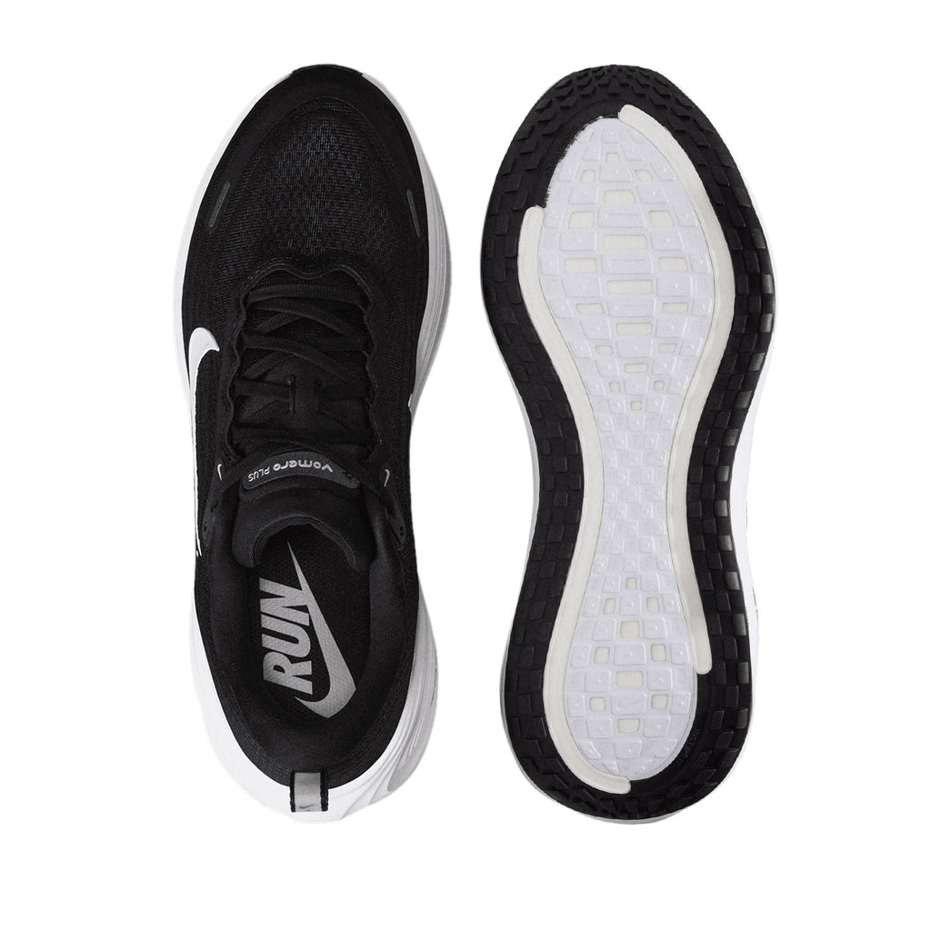 NIKE MEN VOMERO PLUS - BLACK/WHITE/COOLGREY/MTLCDARKGREY