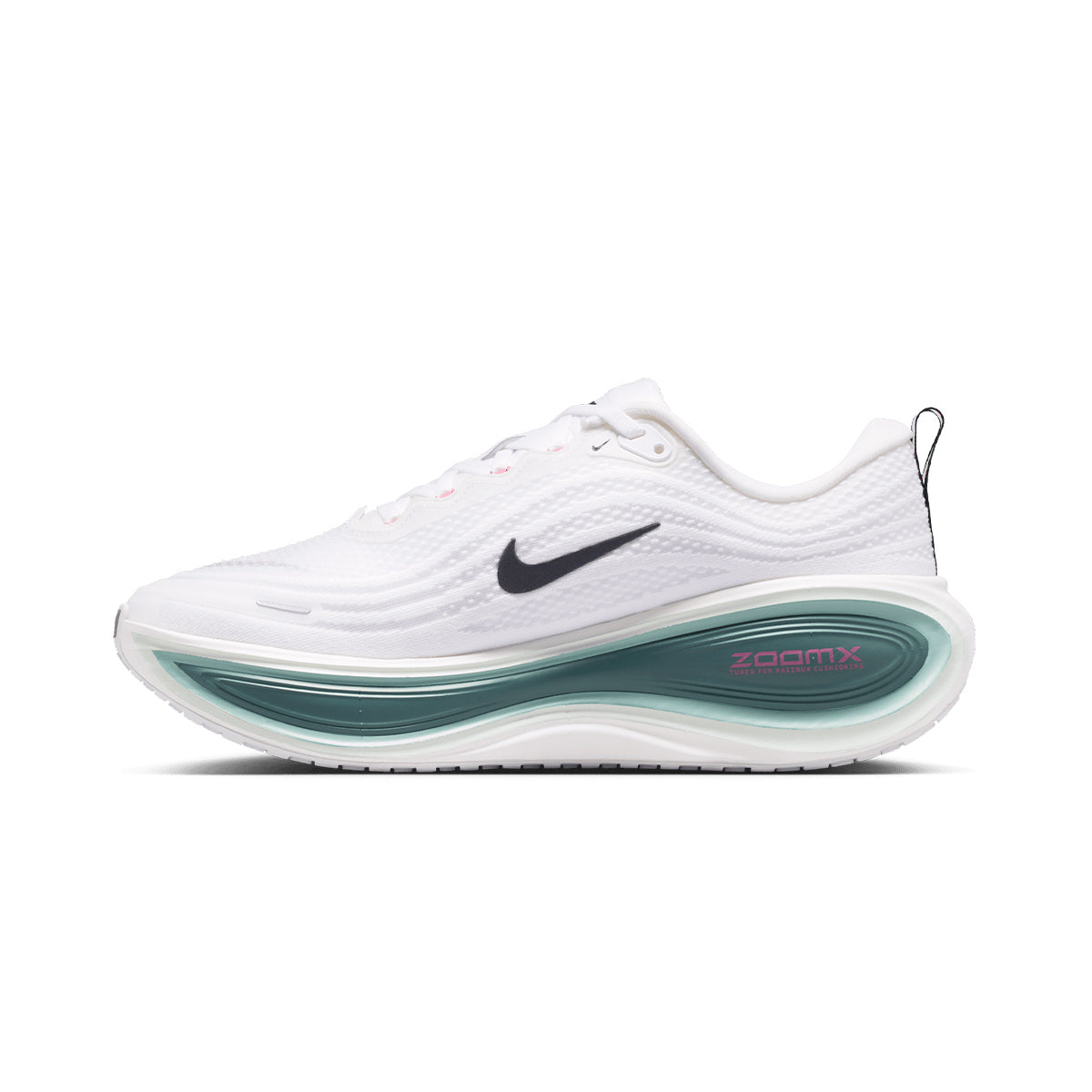 NIKE M VOMERO PLUS - WHITE/BLACK/MINERALSLATE/HYPERPINK