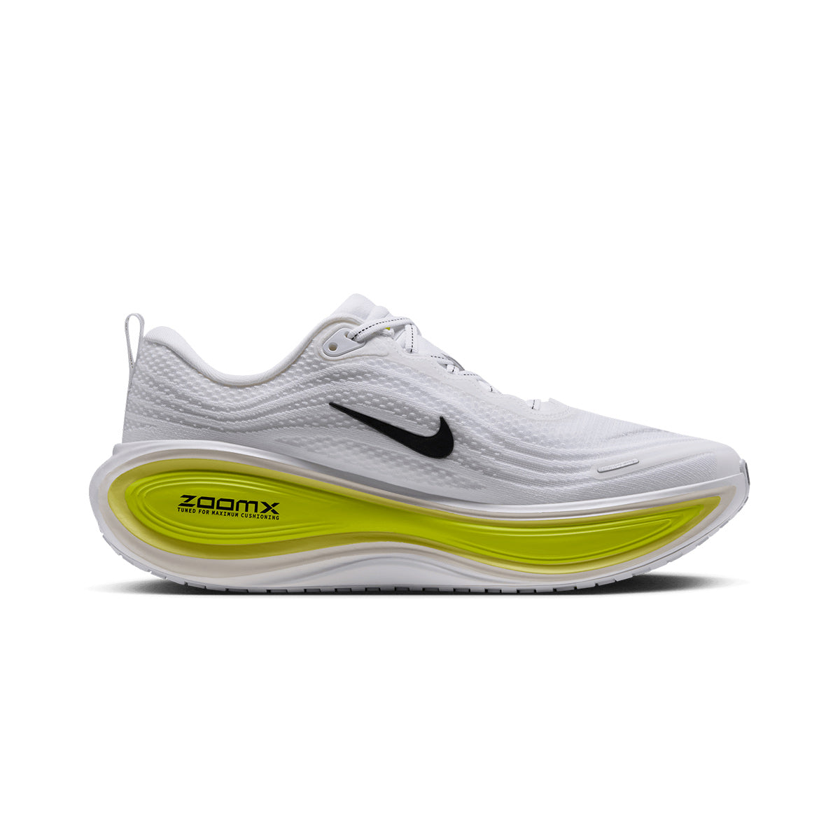 NIKE MEN VOMERO PLUS - WHITE/BLACK/LEMONVENOM/ELECTRICYELLOW