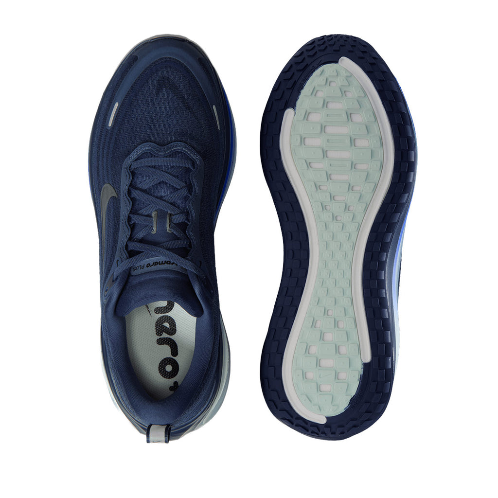 NIKE MEN VOMERO PLUS - DARKSLATE/BLACK/BARELYGREEN/GREENHAZE