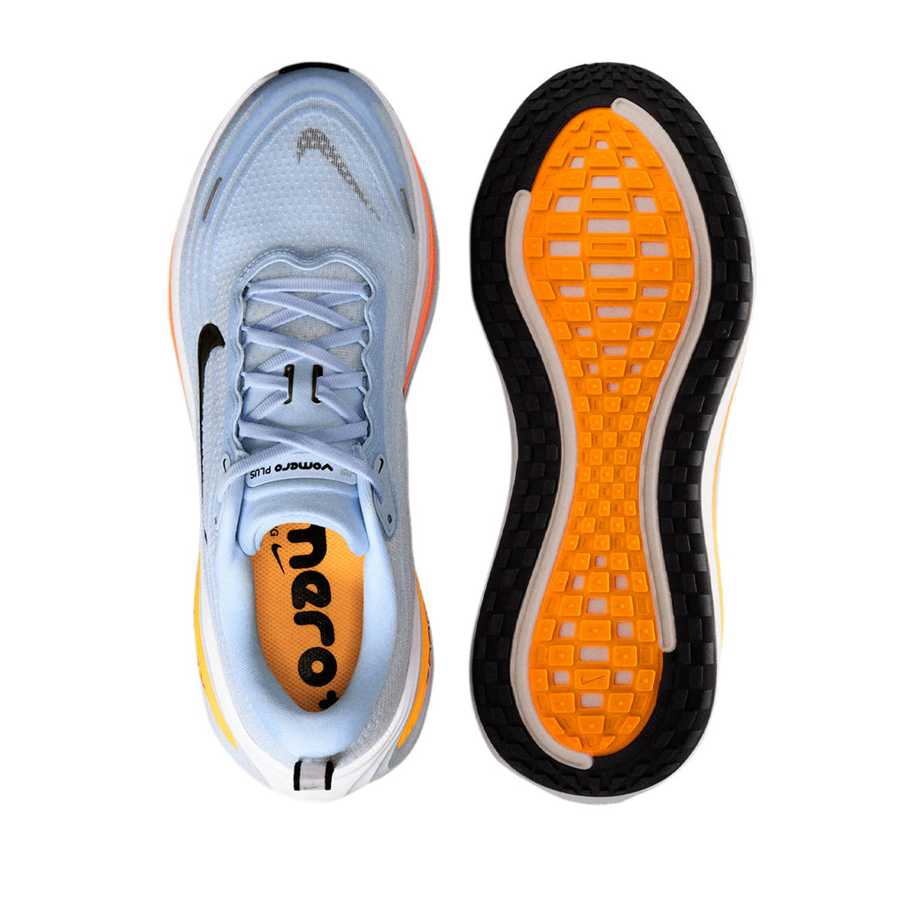 NIKE MEN VOMERO PLUS - HYDROGENBLUE/BLACK/WHITE/TOTALORANGE