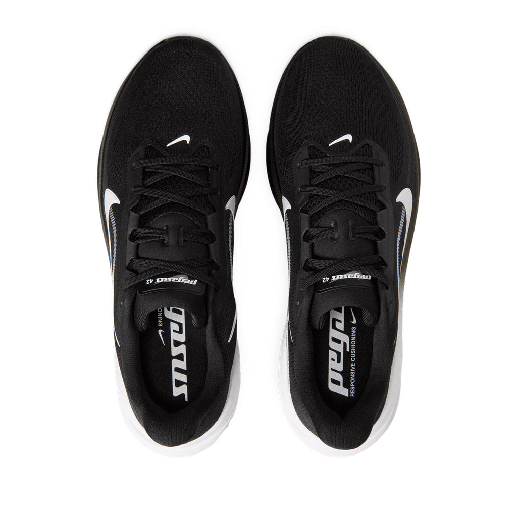 NIKE MEN AIR ZOOM PEGASUS 42 - BLACK/WHITE/PHOTONDUST