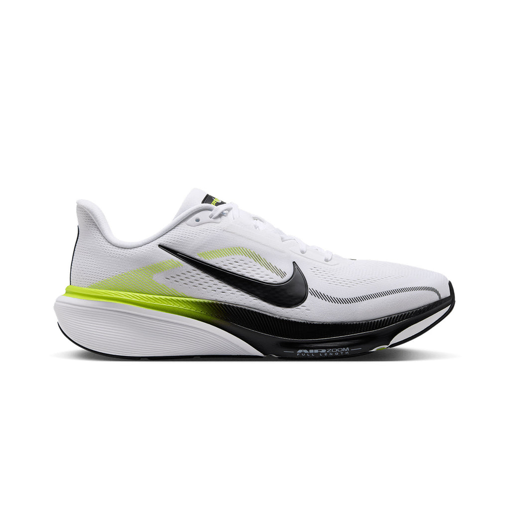 NIKE MEN AIR ZOOM PEGASUS 42 - WHITE/BLACK/LEMONVENOM/WHITE