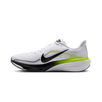NIKE MEN AIR ZOOM PEGASUS 42 - WHITE/BLACK/LEMONVENOM/WHITE