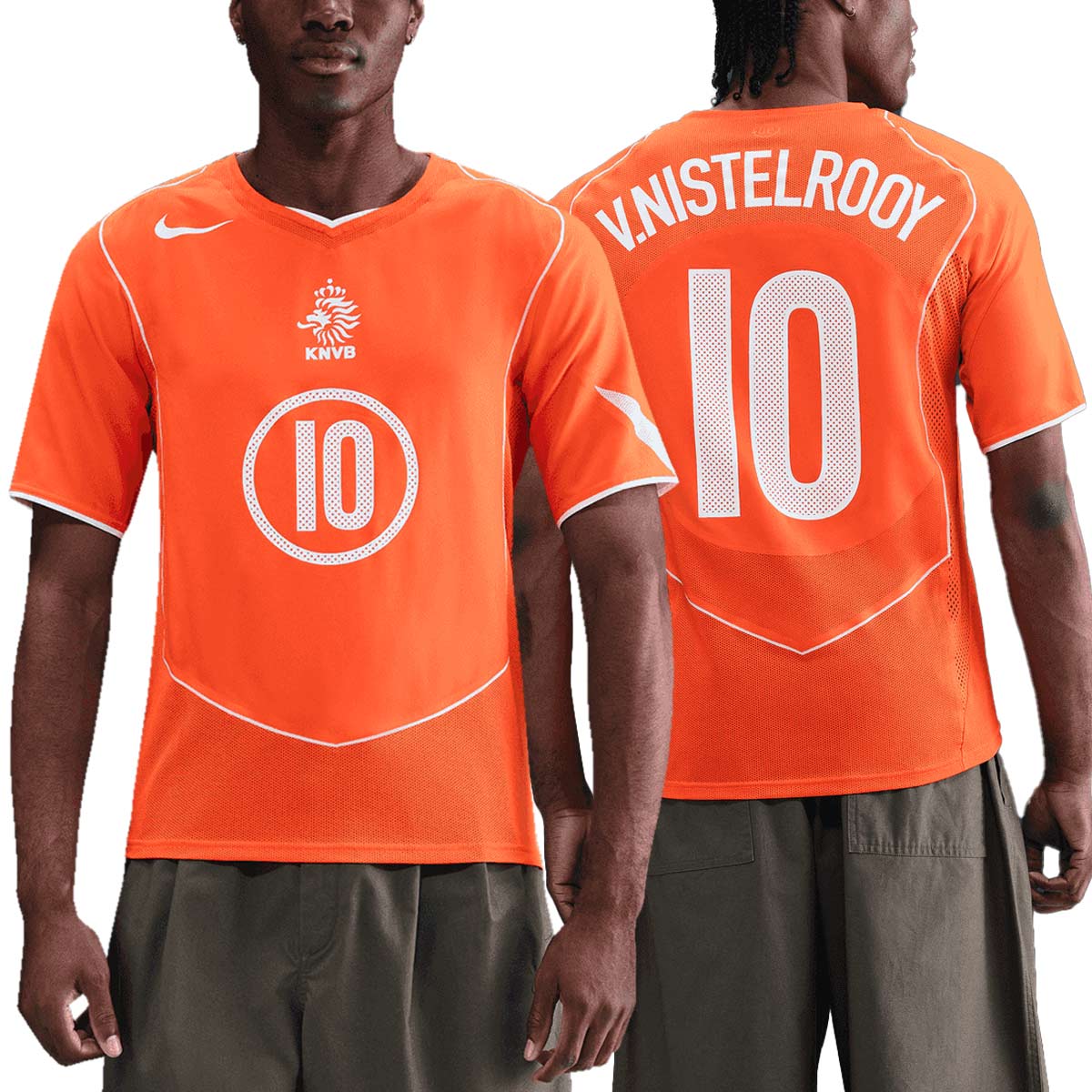 NIKE NETHERLANDS 2004 RE ISSUE JERSEY N&N - SAFETY ORANGE/WHITE/WHITE