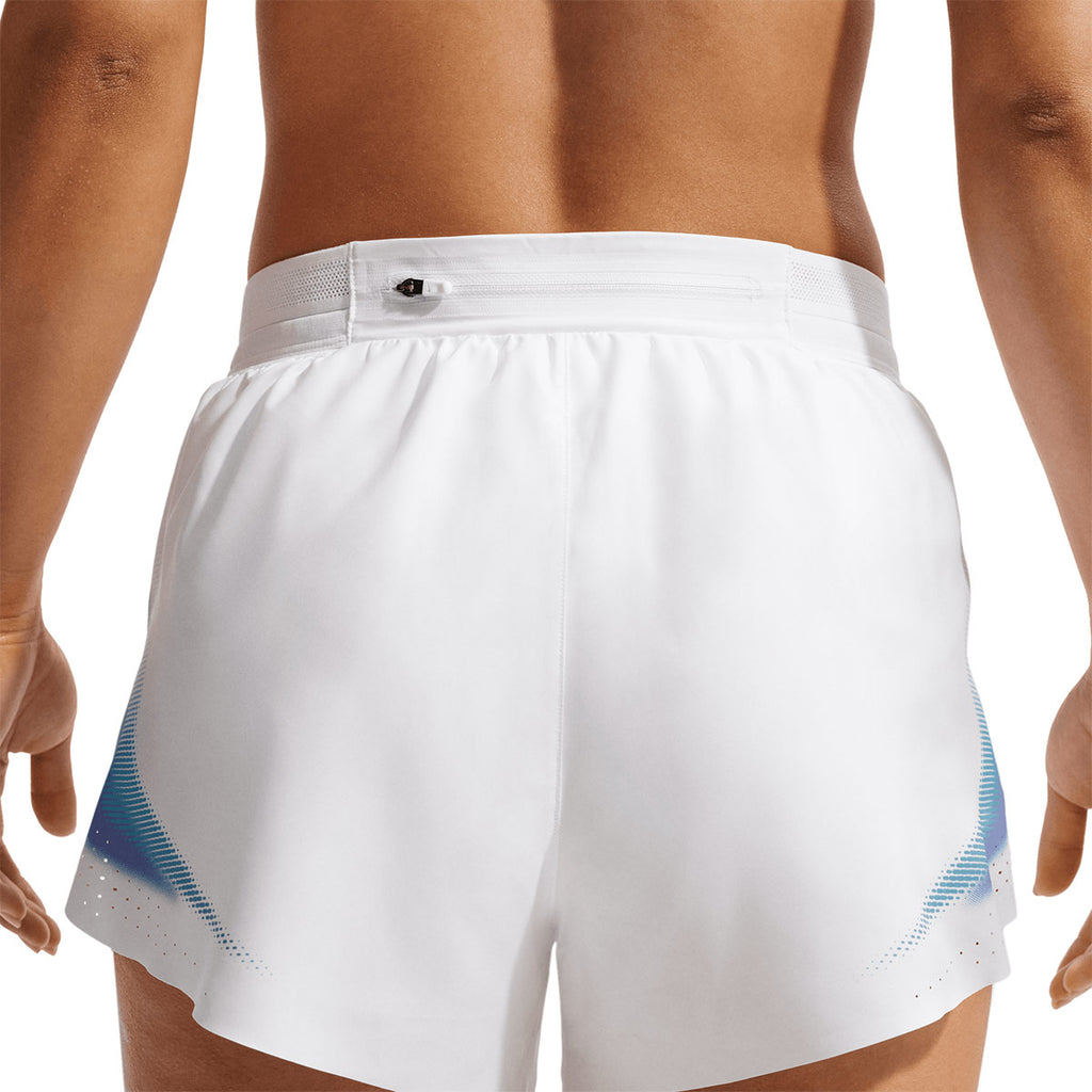 NIKE WOMEN AEROSWIFT 3 INCHES SHORTS - WHITE/BLACK