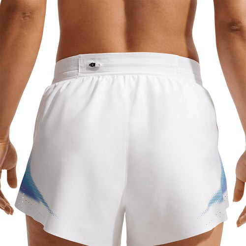 NIKE WOMEN AEROSWIFT 3 INCHES SHORTS - WHITE/BLACK