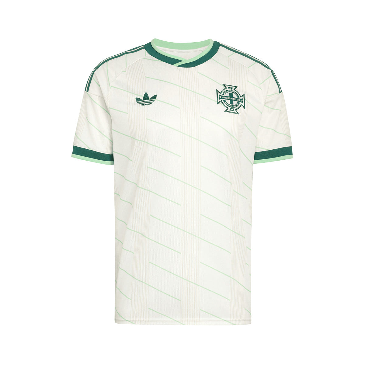 ADIDAS NORTHERN IRELAND 2026 AWAY REPLICA JERSEY - CLOUD WHITE/TECH FOREST