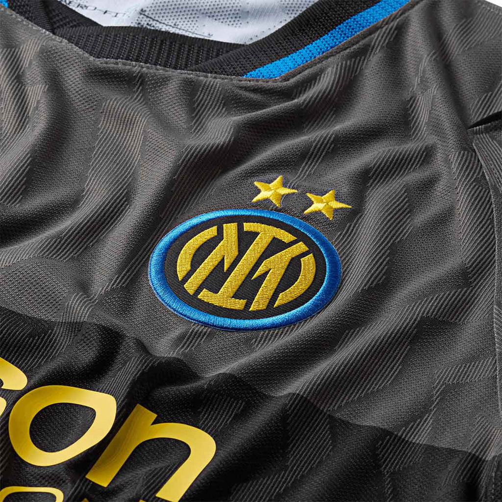 NIKE INTER MILAN 2026/2027 THIRD PLAYER JERSEY - IRON GREY/BLACK/TOUR YELLOW