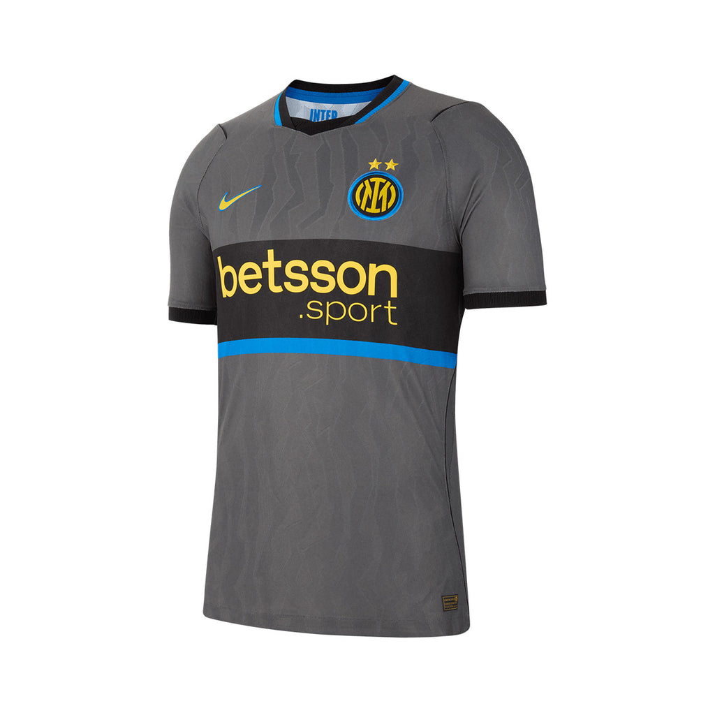 NIKE INTER MILAN 2026/2027 THIRD PLAYER JERSEY - IRON GREY/BLACK/TOUR YELLOW