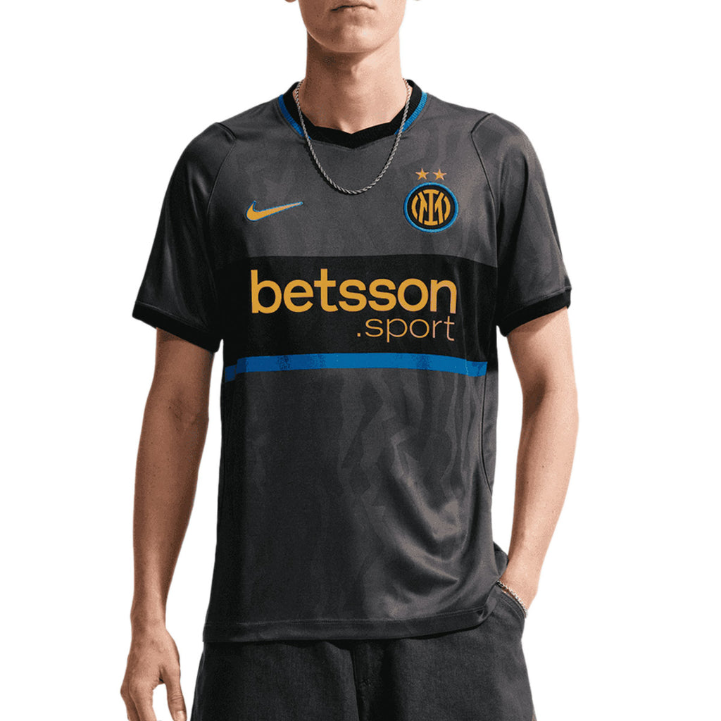 NIKE INTER MILAN 2026/2027 THIRD REPLICA JERSEY - IRON GREY/BLACK/TOUR YELLOW