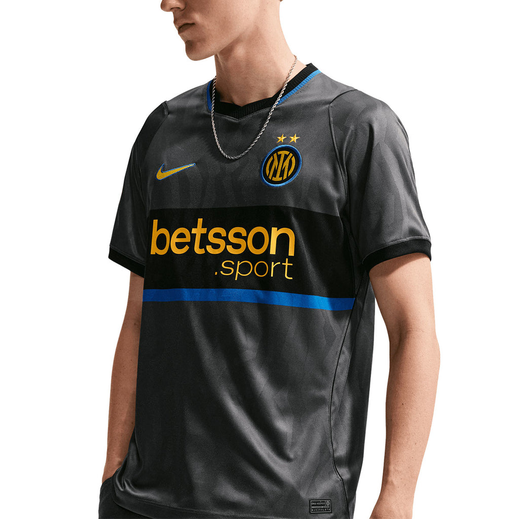 NIKE INTER MILAN 2026/2027 THIRD REPLICA JERSEY - IRON GREY/BLACK/TOUR YELLOW
