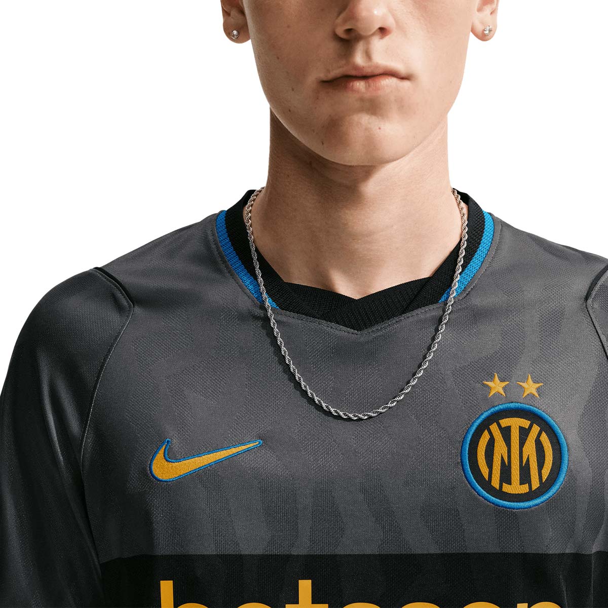 NIKE INTER MILAN 2026/2027 THIRD REPLICA JERSEY - IRON GREY/BLACK/TOUR YELLOW
