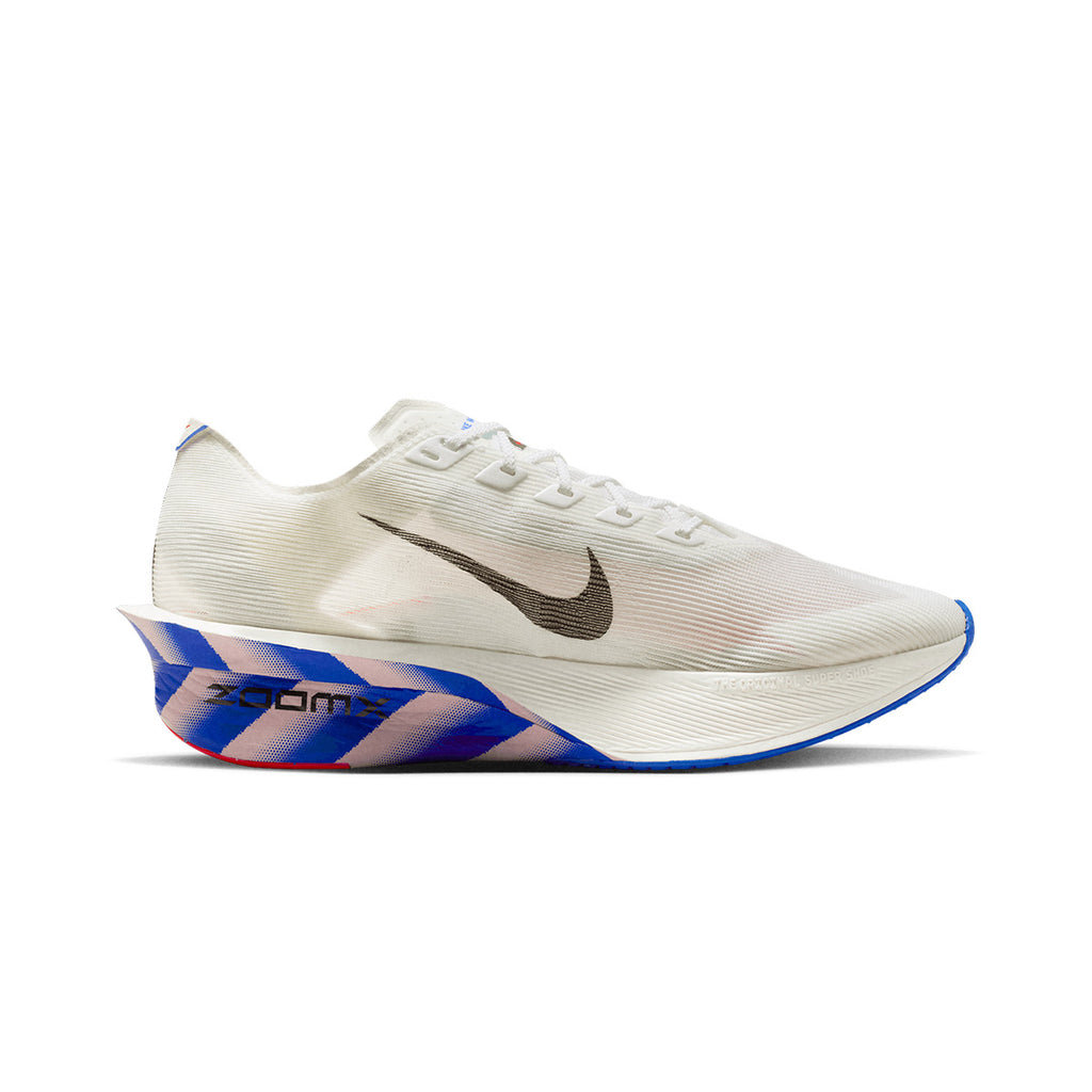 NIKE MEN ZOOMX VAPORFLY NEXT% 4 CM - WHITE/BLACK/RACERBLUE/SILTRED