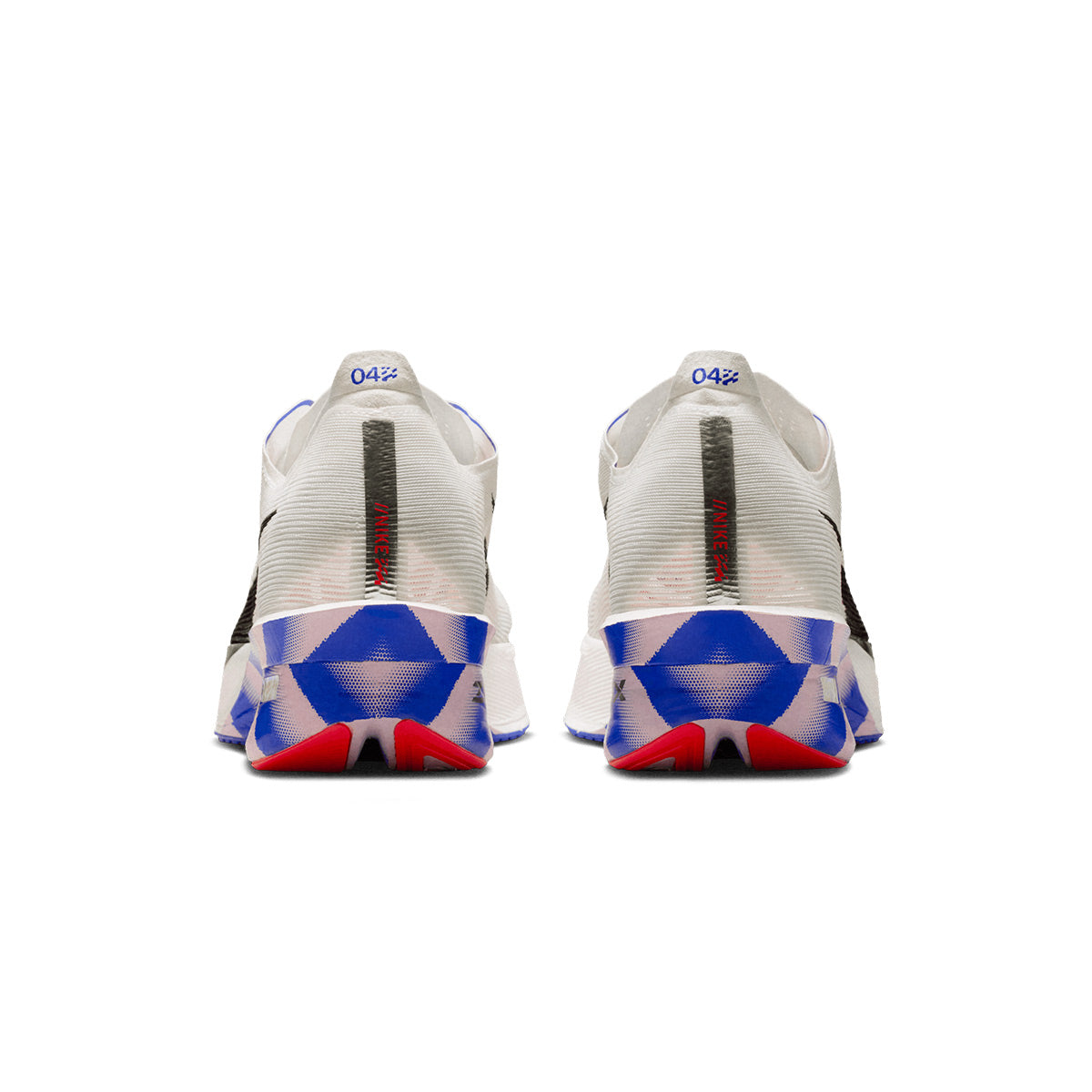 NIKE MEN ZOOMX VAPORFLY NEXT% 4 CM - WHITE/BLACK/RACERBLUE/SILTRED