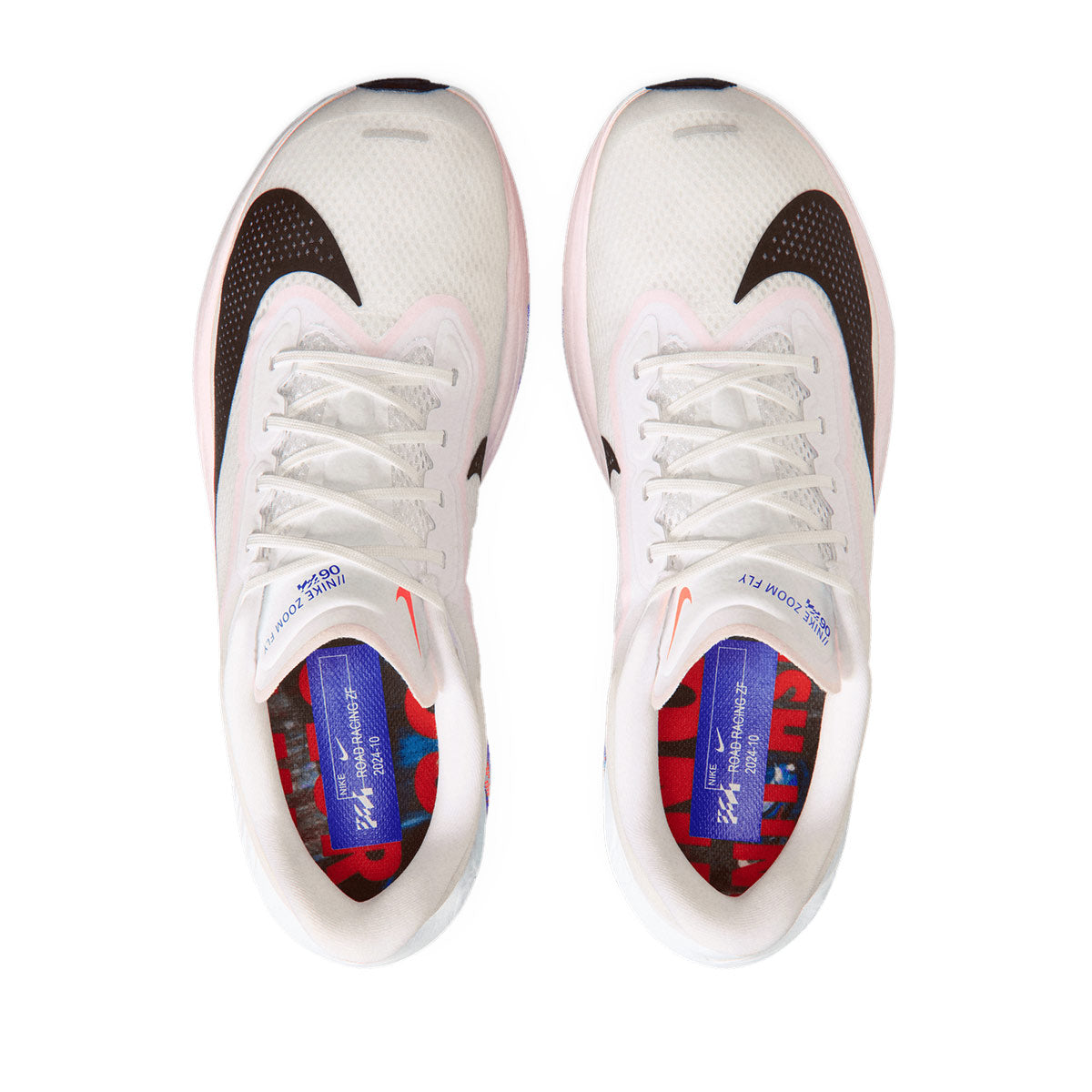 NIKE MEN ZOOM FLY 6 CM - WHITE/BLACK/SILTRED/RACERBLUE