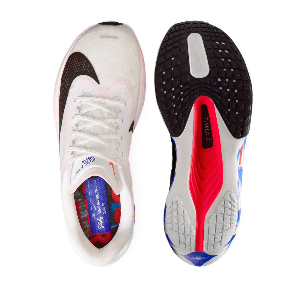 NIKE MEN ZOOM FLY 6 CM - WHITE/BLACK/SILTRED/RACERBLUE