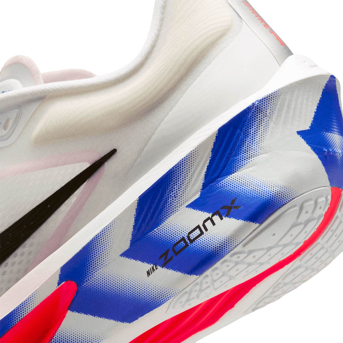 NIKE MEN ZOOM FLY 6 CM - WHITE/BLACK/SILTRED/RACERBLUE