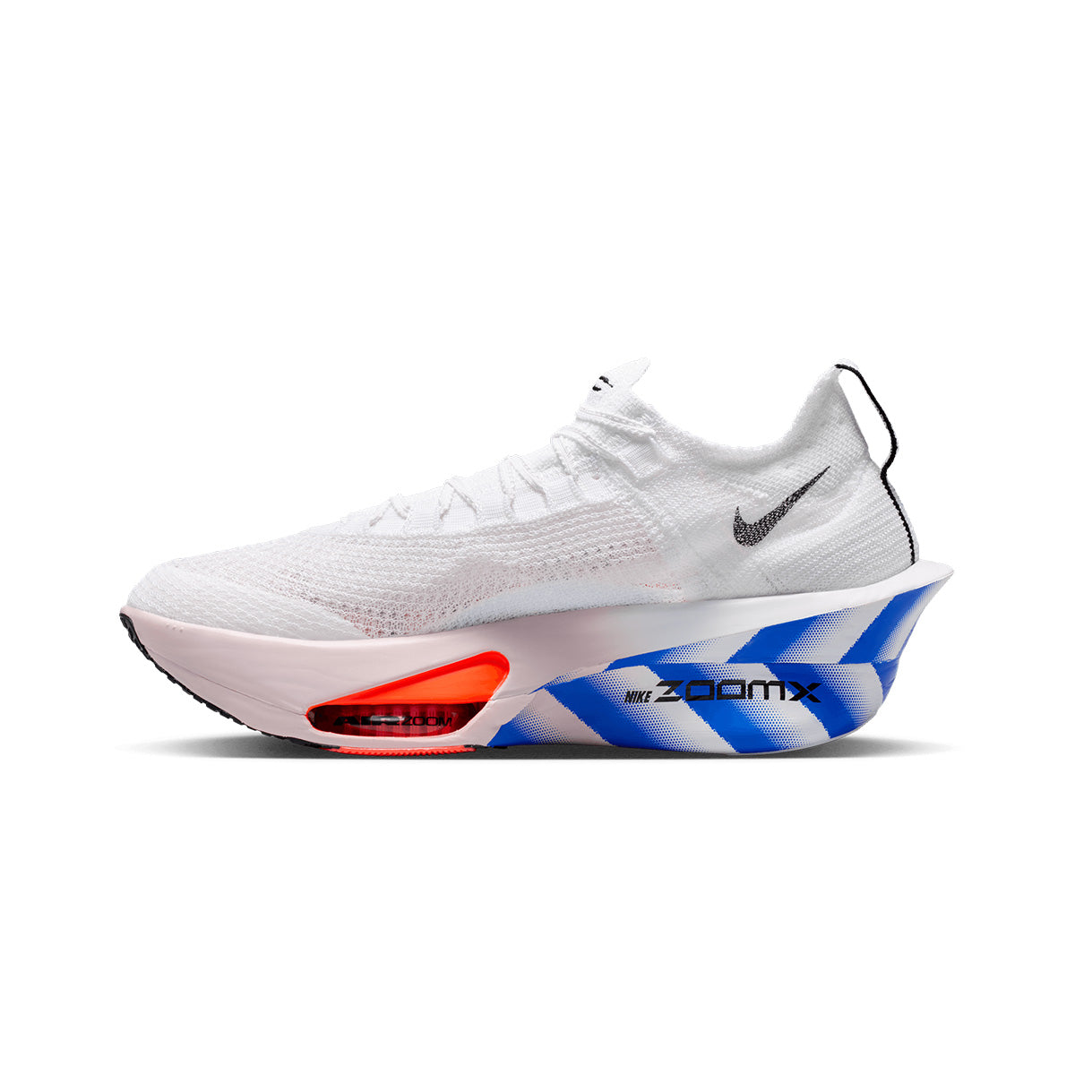 NIKE MEN AIR ZOOM ALPHAFLY NEXT% 3 CM - WHITE/BLACK/PLATINUMVIOLET/SILTRED