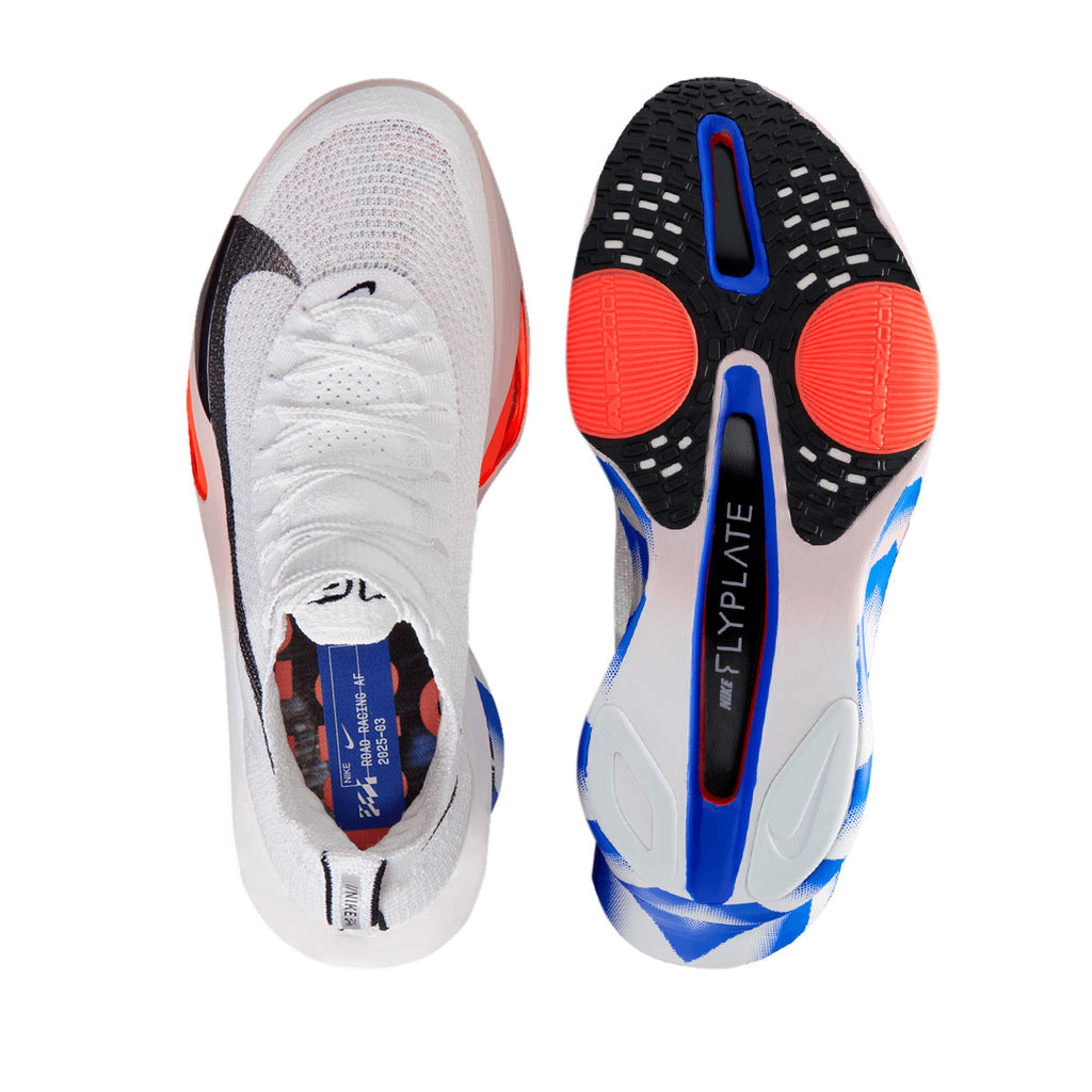NIKE MEN AIR ZOOM ALPHAFLY NEXT% 3 CM - WHITE/BLACK/PLATINUMVIOLET/SILTRED