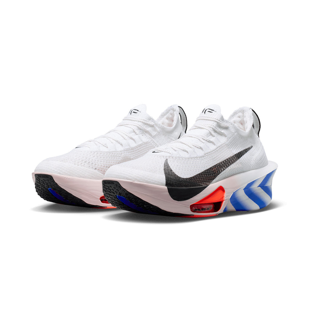 NIKE MEN AIR ZOOM ALPHAFLY NEXT% 3 CM - WHITE/BLACK/PLATINUMVIOLET/SILTRED