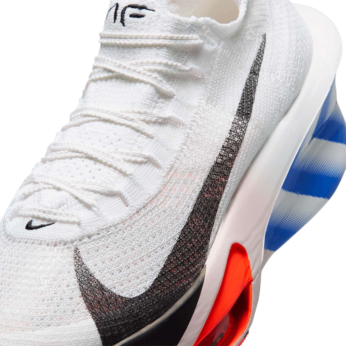 NIKE MEN AIR ZOOM ALPHAFLY NEXT% 3 CM - WHITE/BLACK/PLATINUMVIOLET/SILTRED