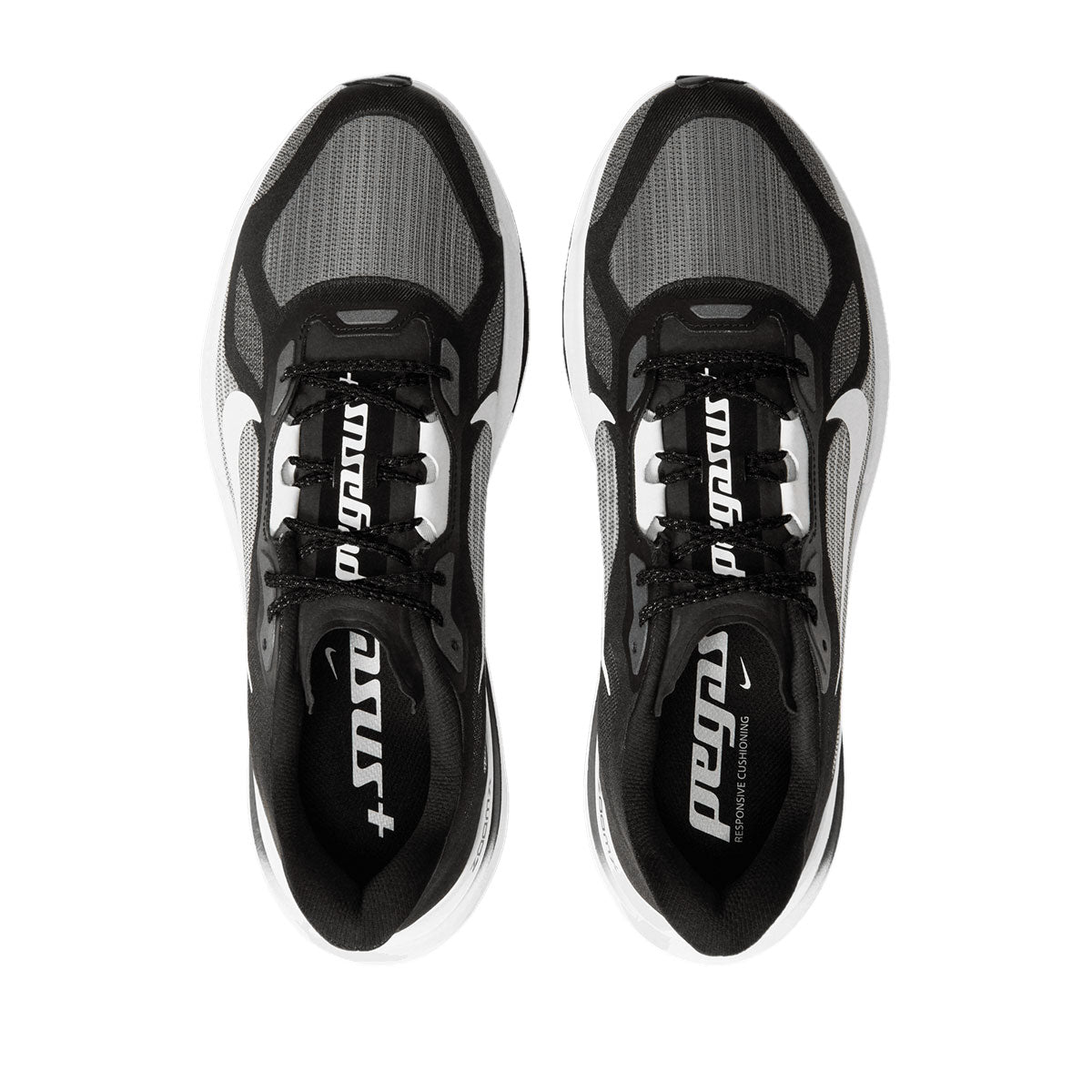 NIKE MEN PEGASUS PLUS 2 - BLACK/WHITE/SMOKEGREY