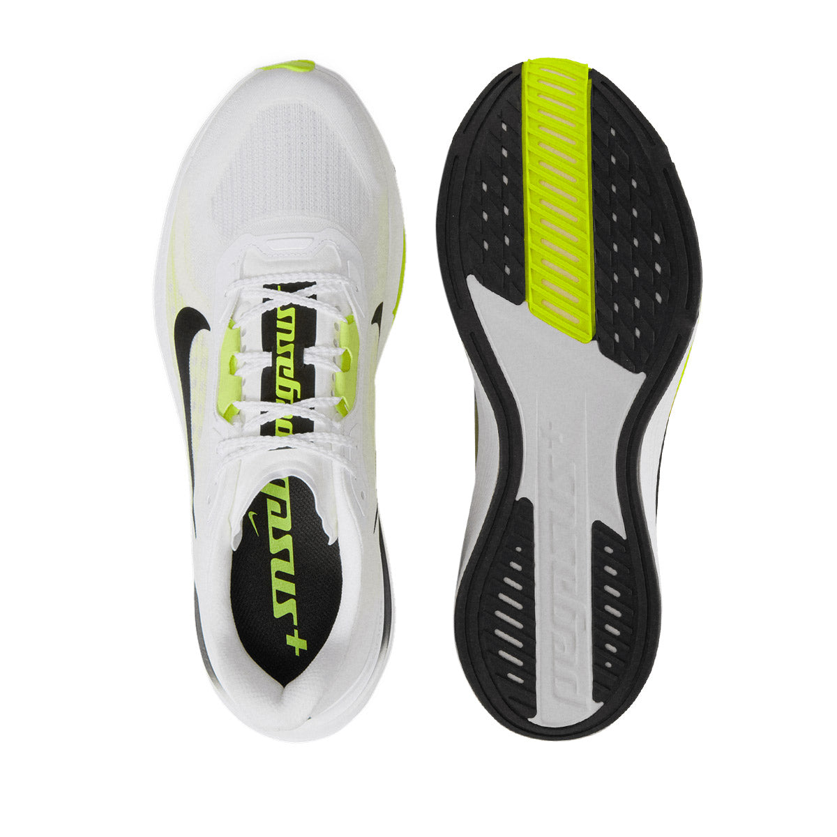 NIKE MEN PEGASUS PLUS 2 - WHITE/BLACK/LEMONVENOM