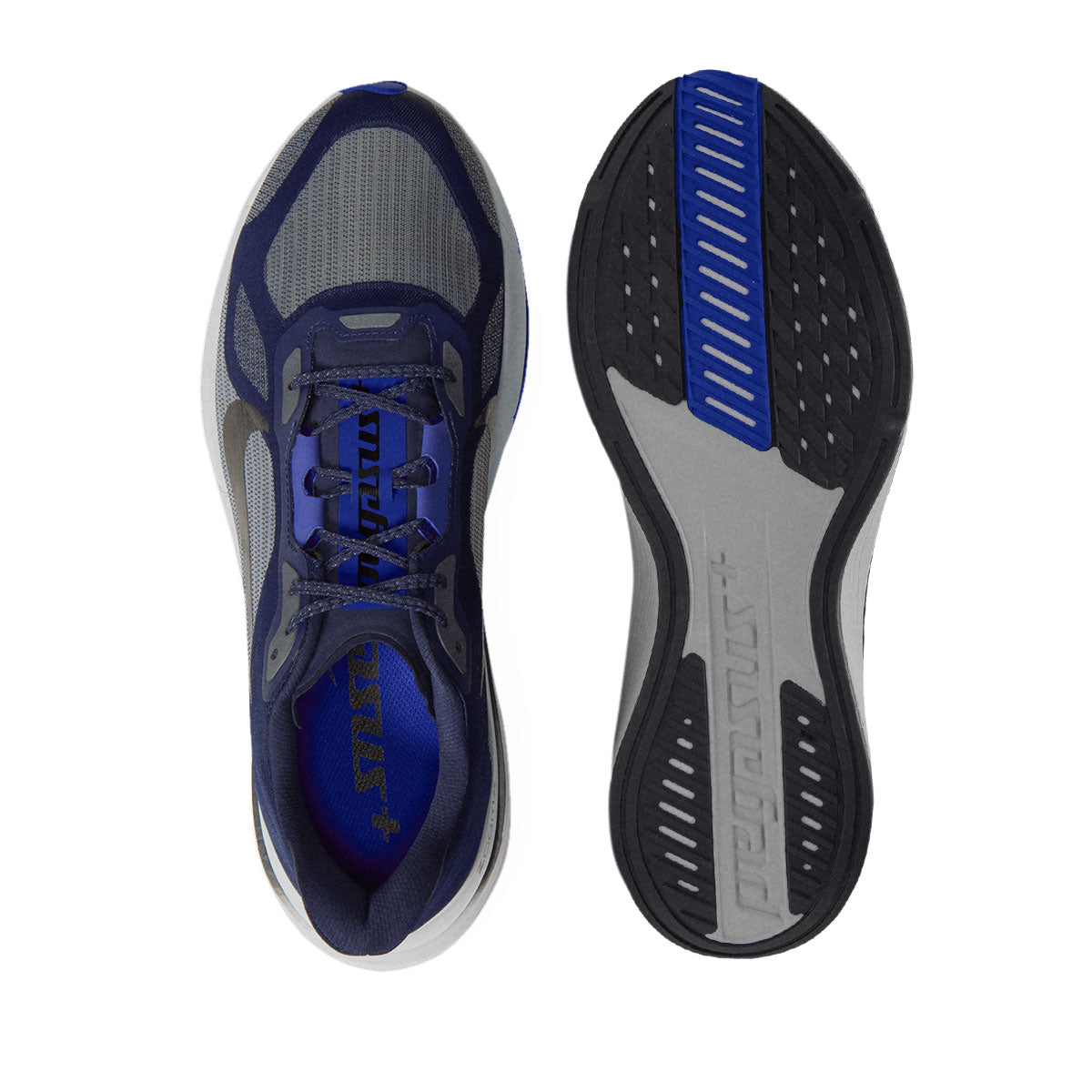 NIKE MEN PEGASUS PLUS 2 - MIDNIGHTNAVY/BLACK/RACERBLUE/GREYMIST