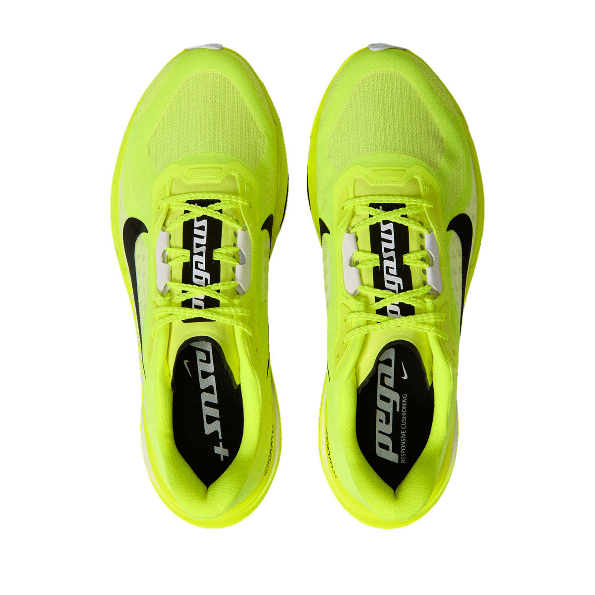 NIKE MEN PEGASUS PLUS 2 - LEMONVENOM/BLACK/WHITE