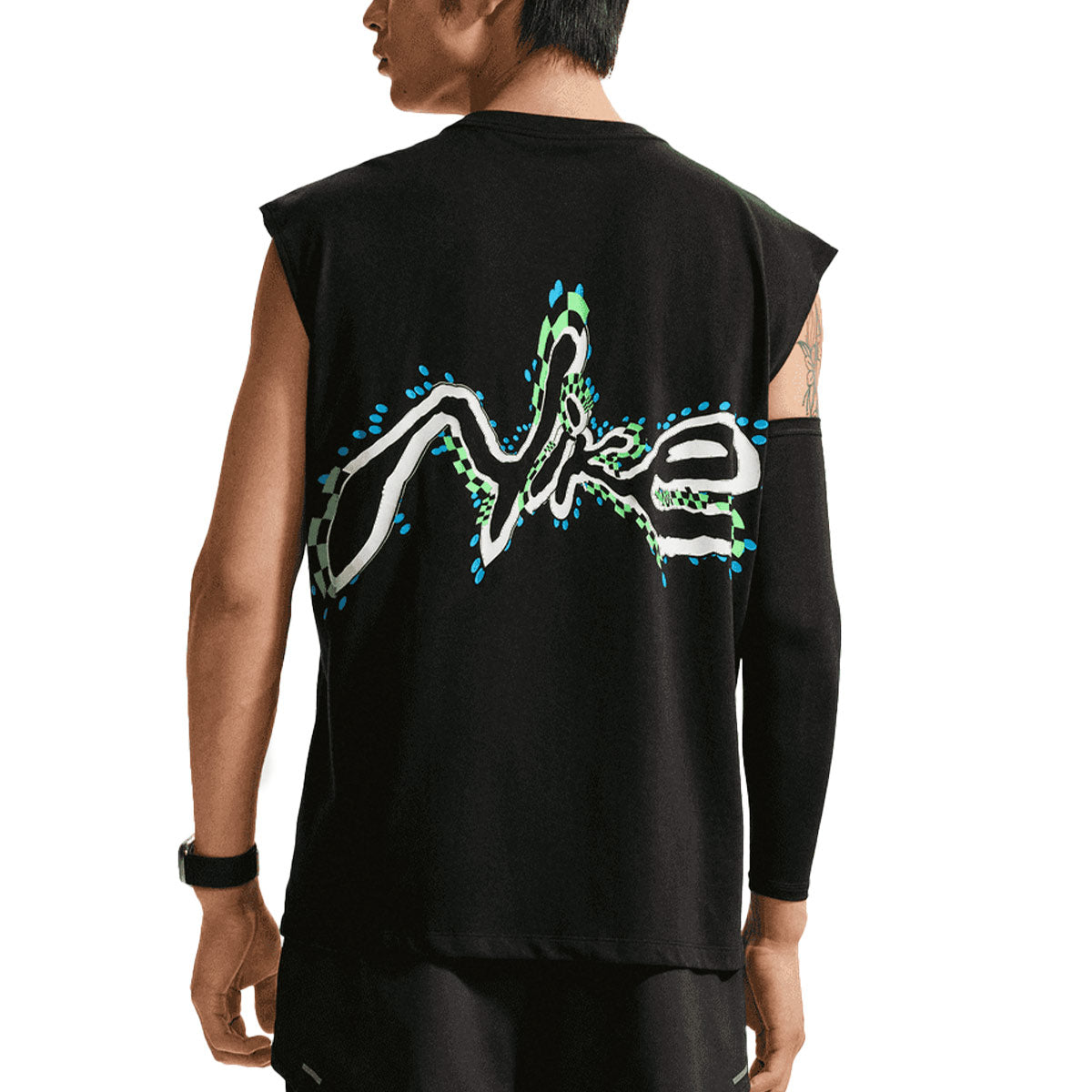 NIKE MEN DRI FIT SLEEVELESS TEE IYKYK - BLACK