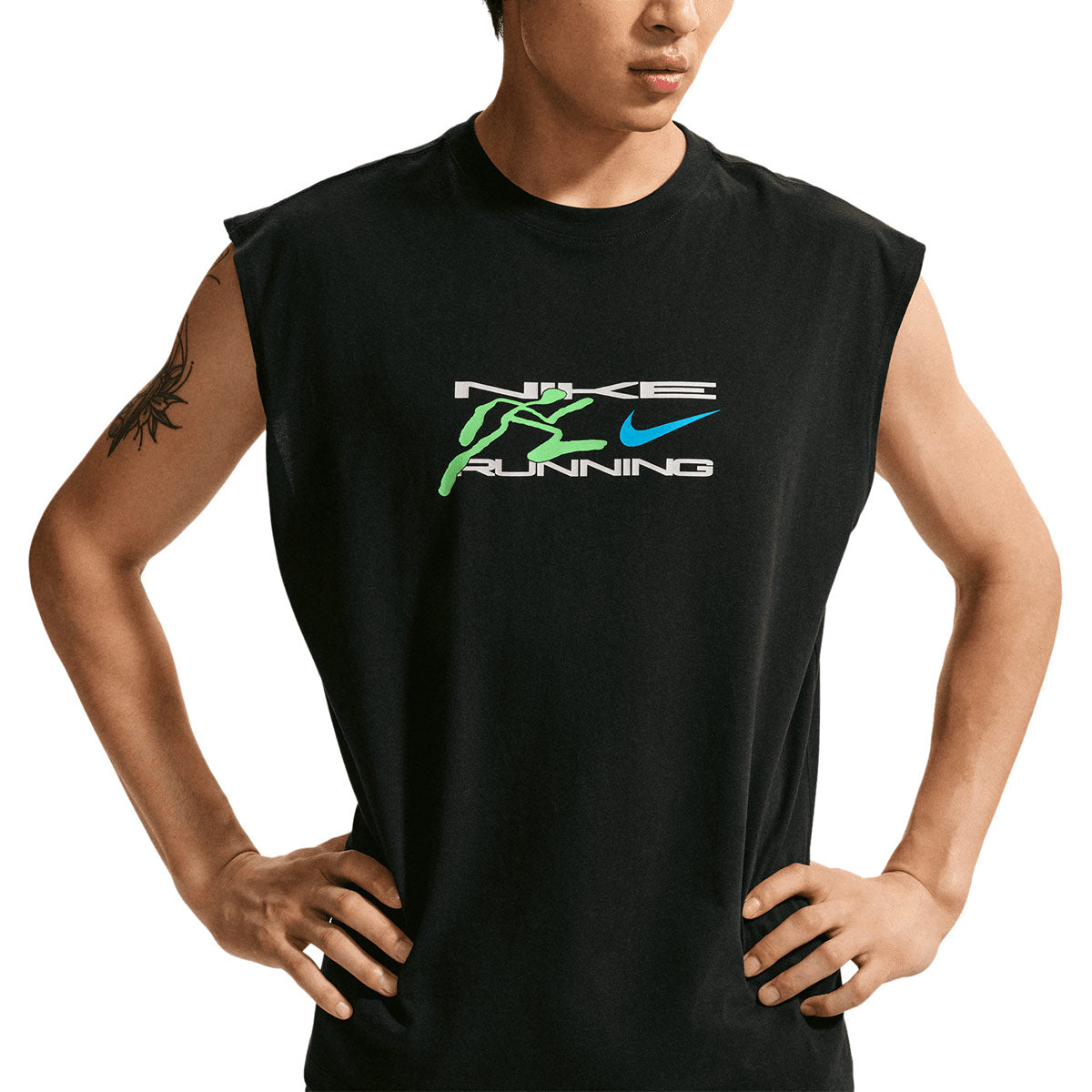 NIKE MEN DRI FIT SLEEVELESS TEE IYKYK - BLACK