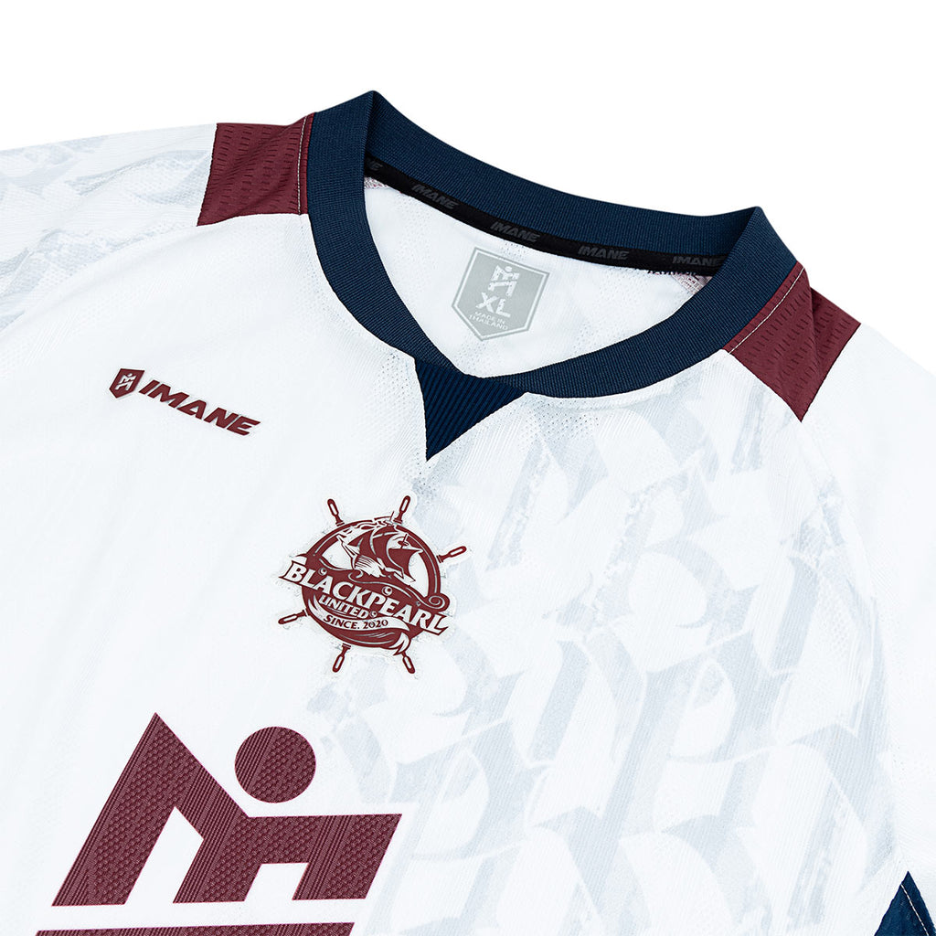 IMANE BLACKPEARL UNITED 2026/2027 AWAY JERSEY  - WHITE/NAVY/RED