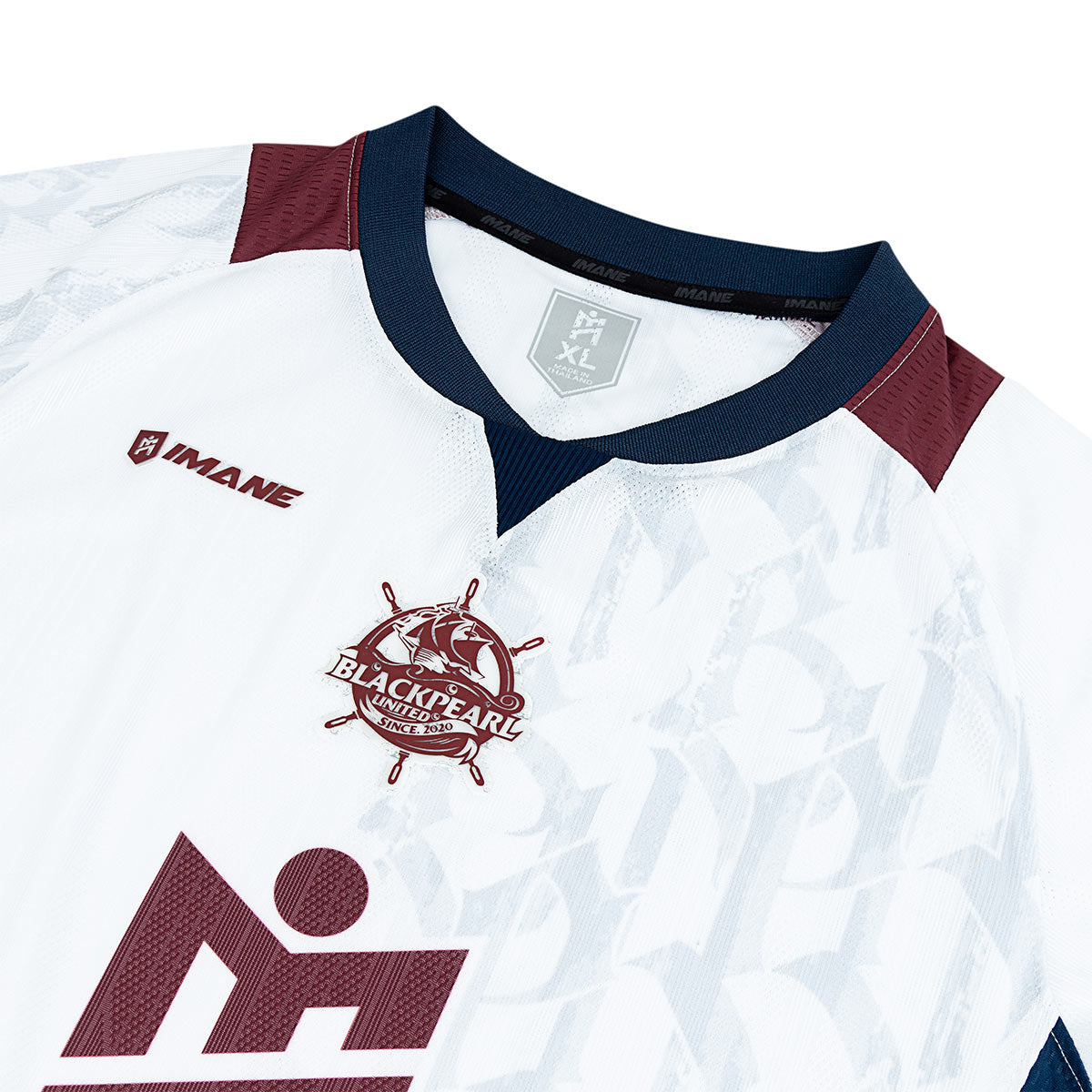IMANE BLACKPEARL UNITED 2026/2027 AWAY JERSEY  - WHITE/NAVY/RED