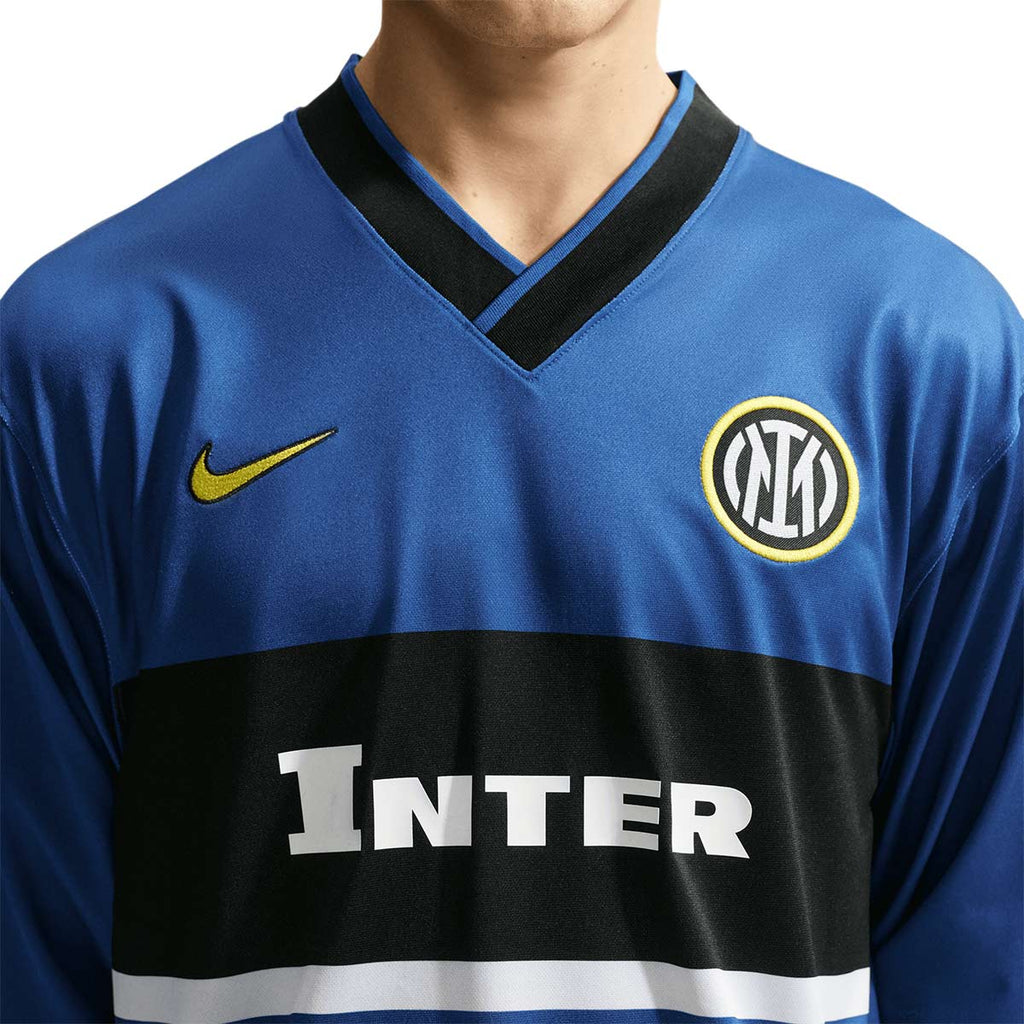 NIKE INTER MILAN THIRD ENERGY LONG SLEEVE JERSEY - STORMBLUE/BLACK/TOUR YELLOW
