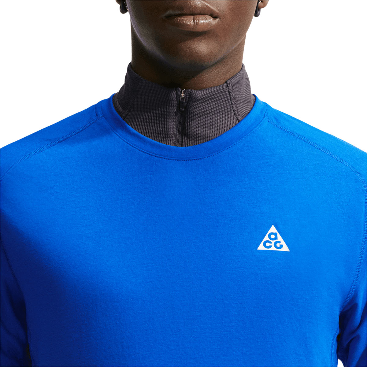 NIKE MEN ACG SOLAR CHASE TEE - HYPERROYAL/HYPERROYAL/SUMMITWHITE