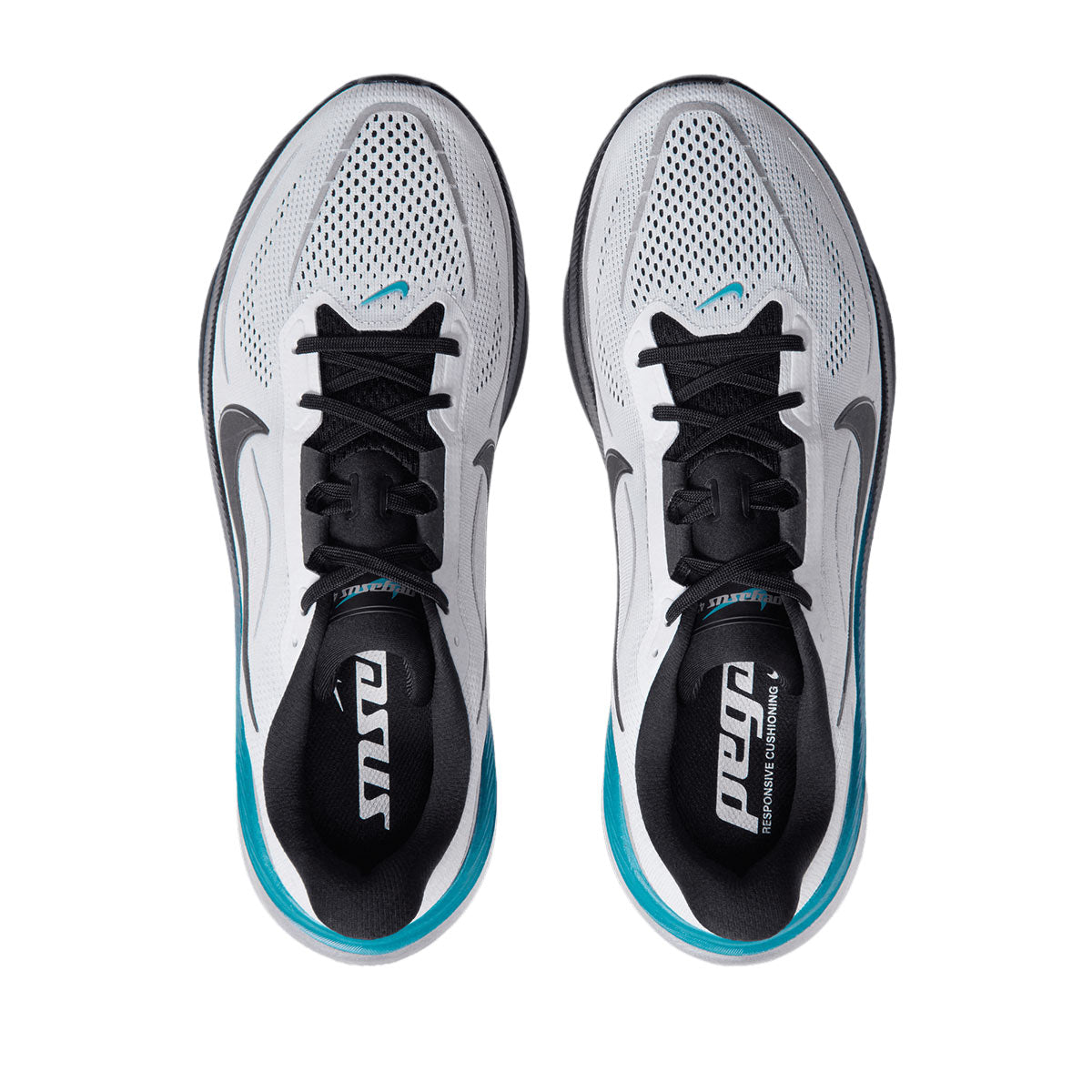 NIKE MEN AIR ZOOM PEGASUS 42 VIS - FOOTBALLGREY/BLACK/BRIGHTSPRUCE